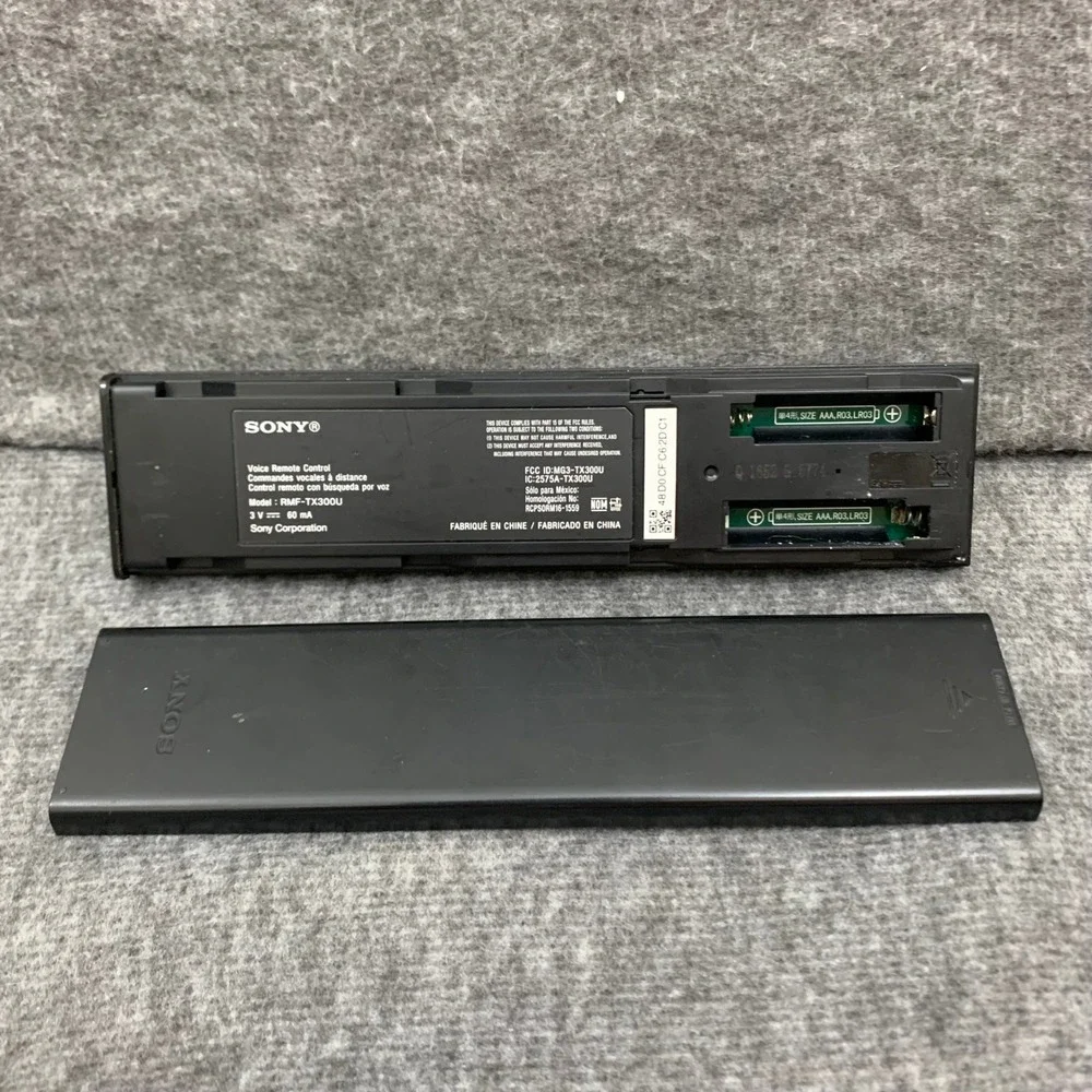 Sony RMF-TX300U Voice Remote Control TV Netflix Google Play OEM Replacement